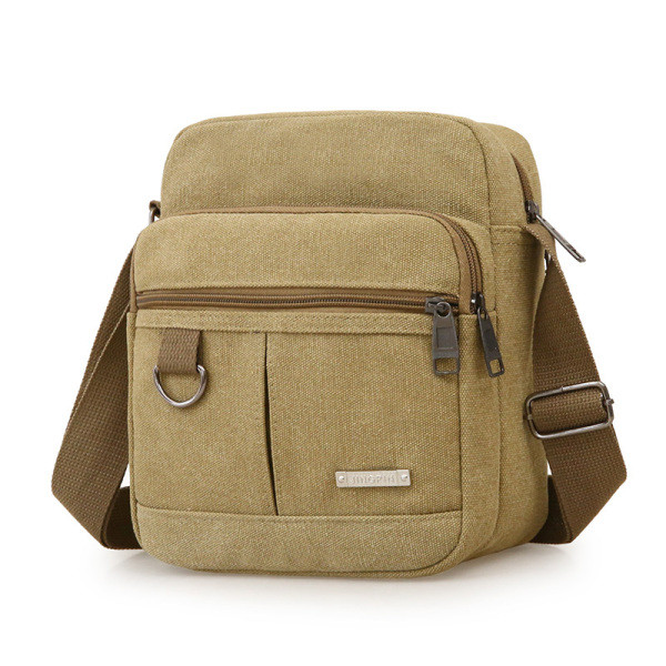 Férfi textil táska elülső zsebbel