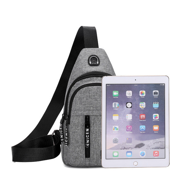 Embleemi ja tõmblukuga meeste igapäevakott