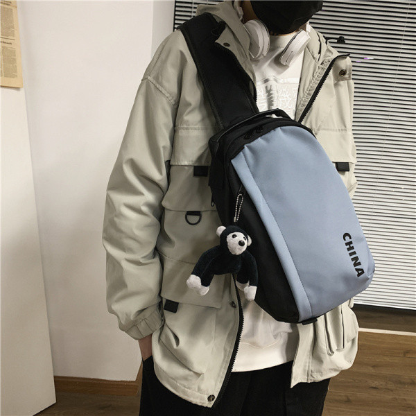 Mindennapi férfi textil válltáska