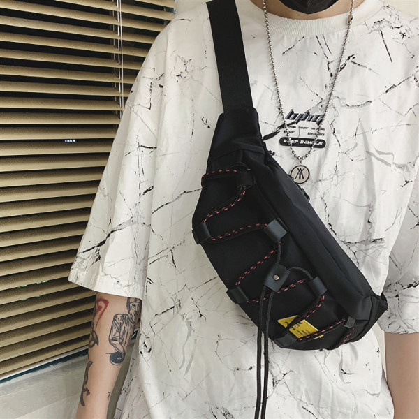 Férfi válltáska hosszú fogantyúval