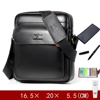 Мъжка бизнес чанта от еко кожа с мека дръжка