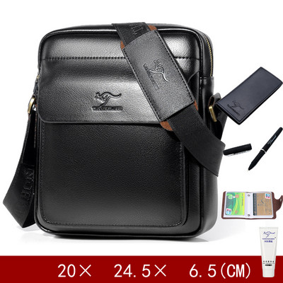 Мъжка бизнес чанта от еко кожа с мека дръжка