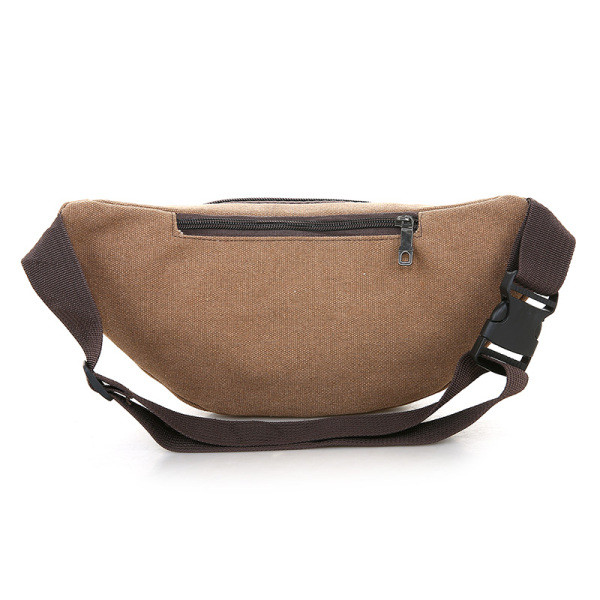 Платнена мъжка чанта с три джоба