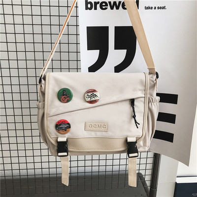 Naujo modelio kasdieninis tekstilinis pečių krepšys