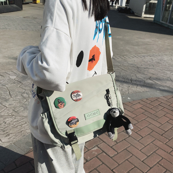 Naujo modelio kasdieninis tekstilinis pečių krepšys