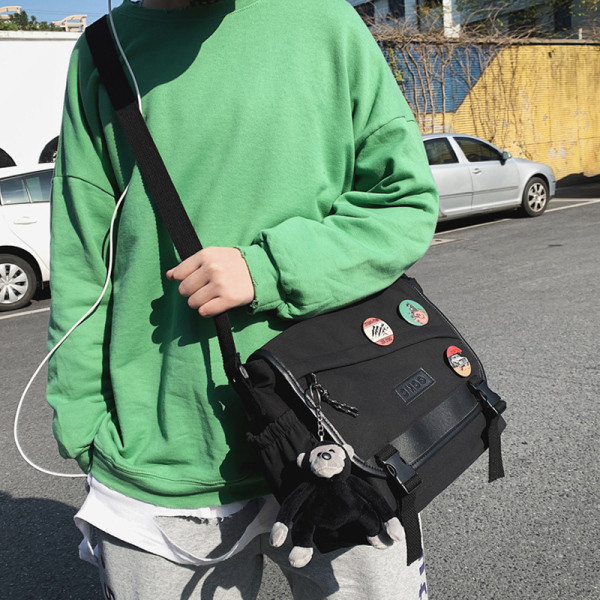 Naujo modelio kasdieninis tekstilinis pečių krepšys