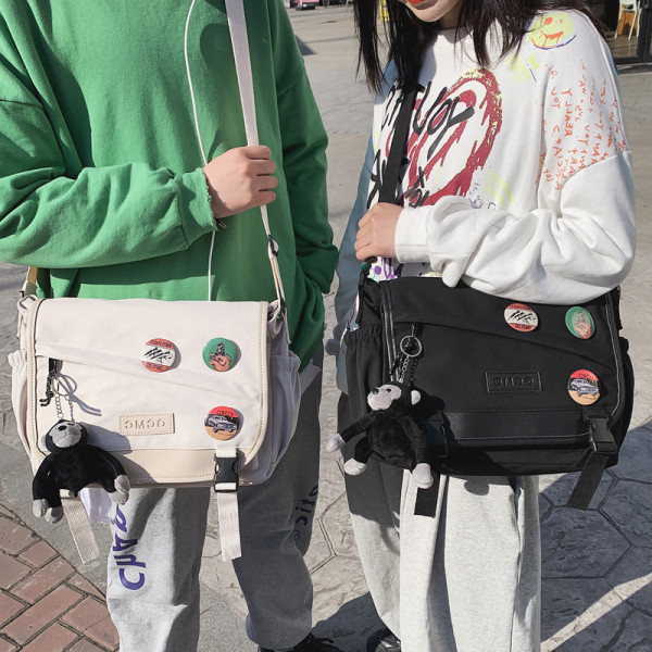 Naujo modelio kasdieninis tekstilinis pečių krepšys