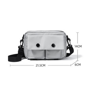 Sport-alkalmi válltáska férfi zsebbel