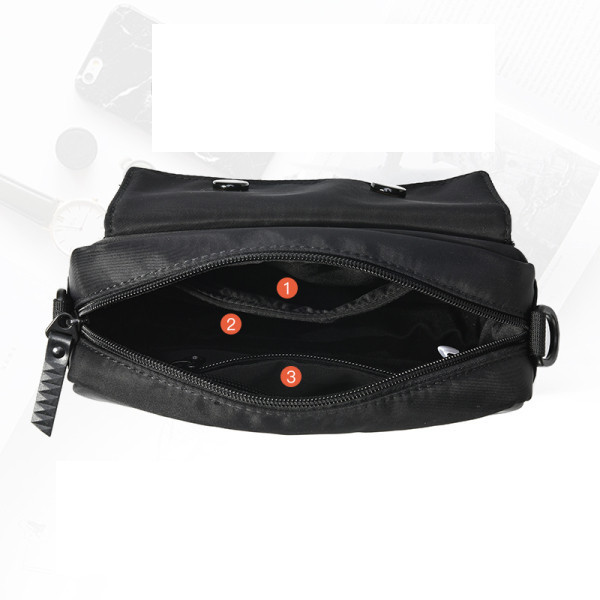 Sport-alkalmi válltáska férfi zsebbel