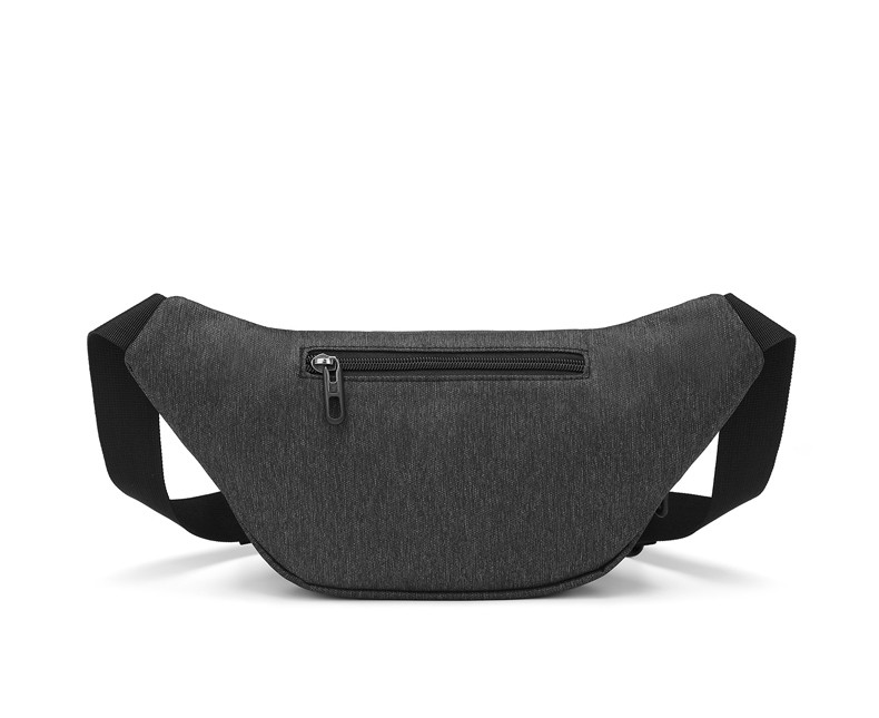 Férfi táska cipzárral - szürke színű