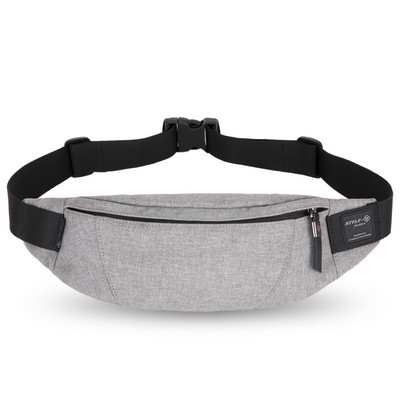 Ühevärviline tõmbluku ja ühe sangaga meestekott