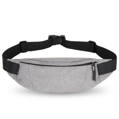 Ühevärviline tõmbluku ja ühe sangaga meestekott