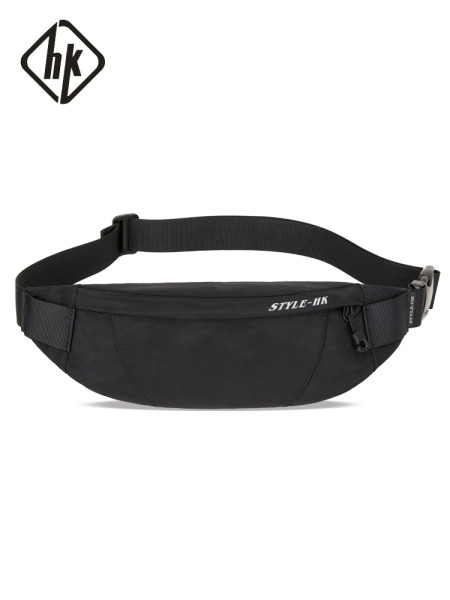 Ühevärviline tõmbluku ja ühe sangaga meestekott