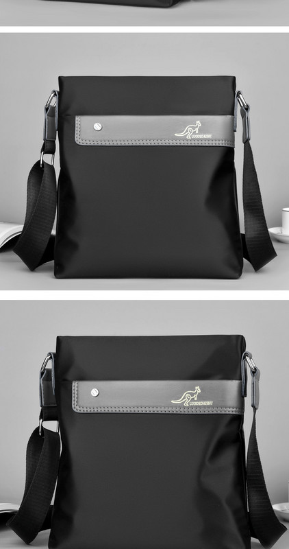 Új modell férfi modern táska kék és fekete színben