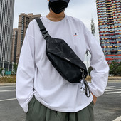 Új modell férfi deréktáska fekete színben