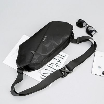 Új modell férfi deréktáska fekete színben