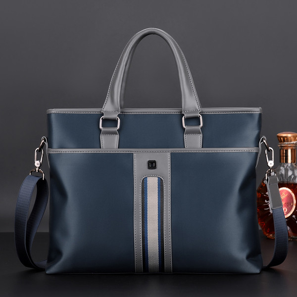 Férfi táska cipzárral - laptophoz is alkalmas