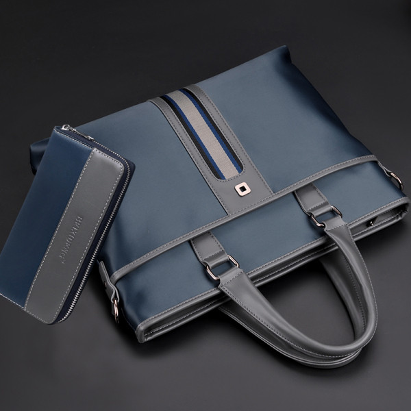 Férfi táska cipzárral - laptophoz is alkalmas