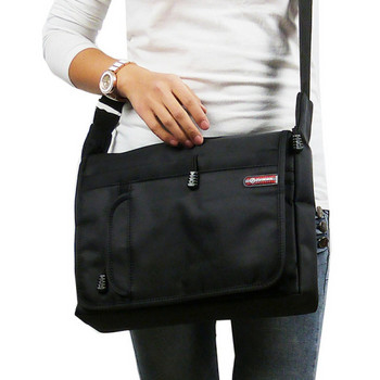 Мъжка чанта с преден джоб-подходяща за лаптоп
