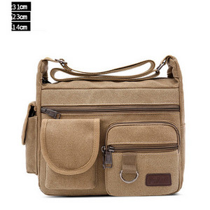 Ees taskutega vabaaja tekstiilist kott meestele