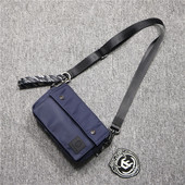 Férfi textiltáska rövid és hosszú füllel, kék és fekete színben