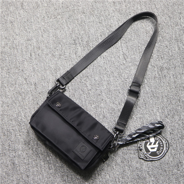 Férfi textiltáska rövid és hosszú füllel, kék és fekete színben