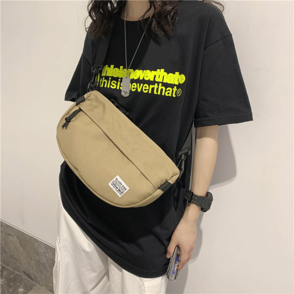 Moodne meeste kott tekstiilist taskuga