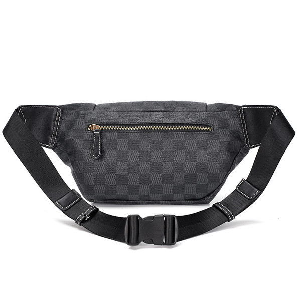 Új modell férfi válltáska eko bőrből fekete színben