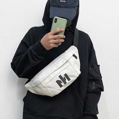 Нов модел спортна мъжка чанта за рамо с джоб