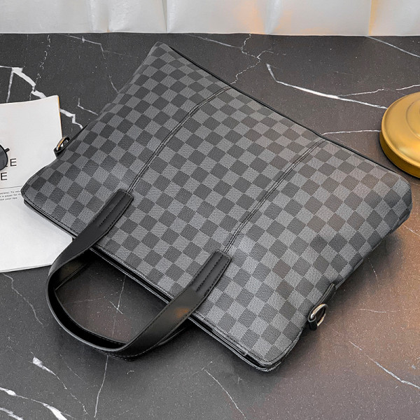 Голяма кожена чанта за документи