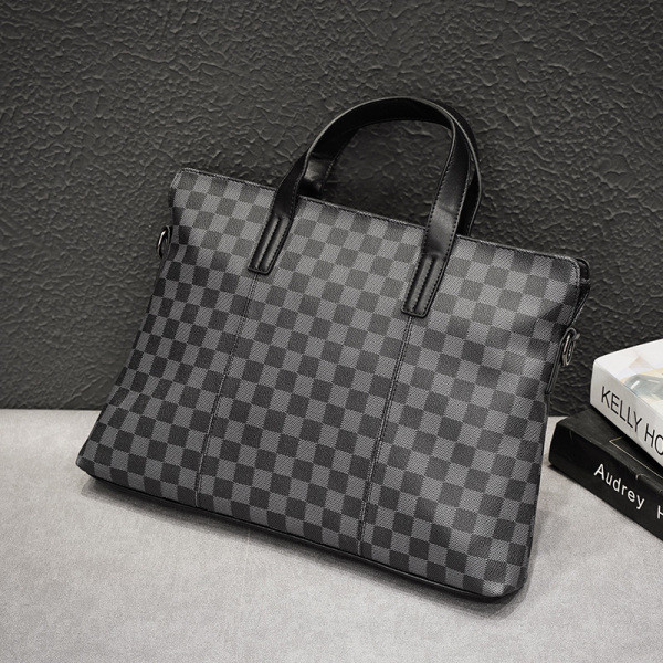 Голяма кожена чанта за документи