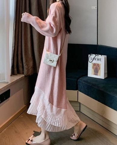 Új modell ruha, hosszú ujjú terhes nőknek