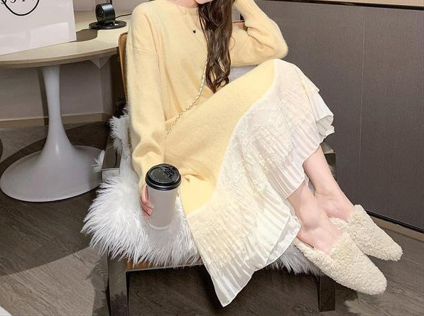 Új modell ruha, hosszú ujjú terhes nőknek