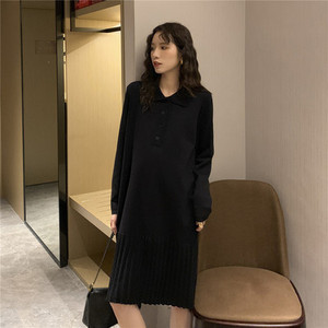 Πλεκτό φόρεμα για έγκυες γυναίκες - διάφορα μοντέλα