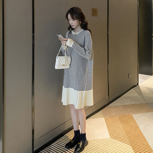 Πλεκτό φόρεμα για έγκυες γυναίκες - διάφορα μοντέλα