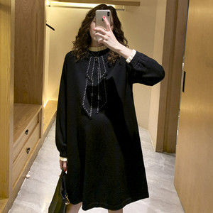 Πλεκτό φόρεμα για έγκυες γυναίκες - διάφορα μοντέλα