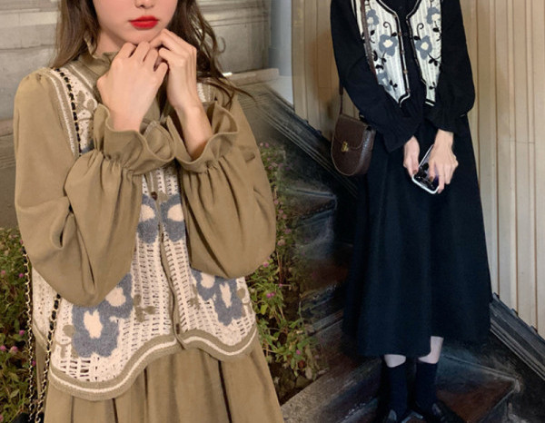 Új modell ruha + mellény két színben kismamáknak