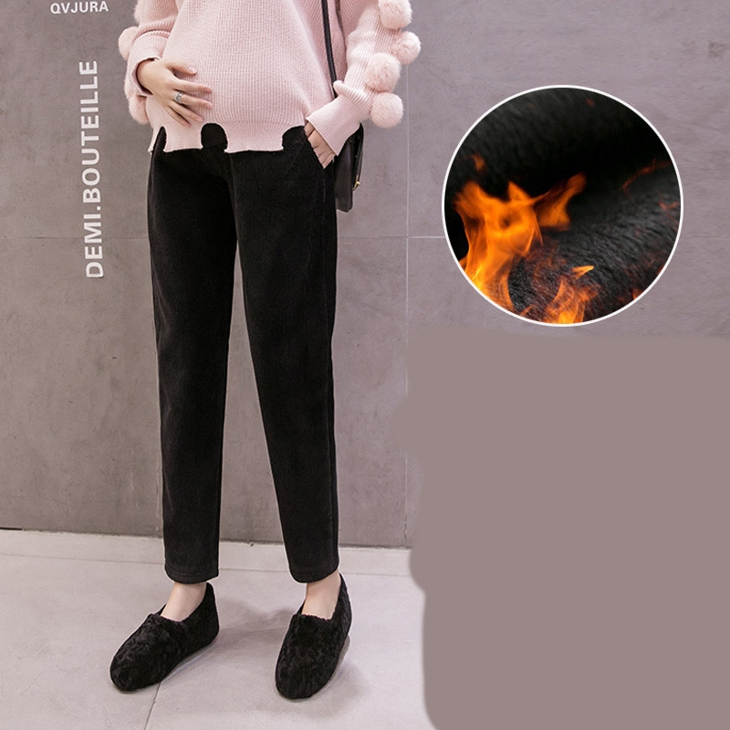 Keturių spalvų moteriškos kelnės aukštu juosmeniu