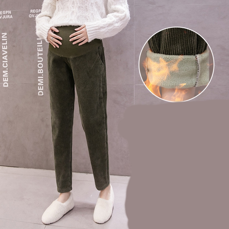 Keturių spalvų moteriškos kelnės aukštu juosmeniu