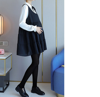 Új modell hosszú ujjú ruha terhes nőknek