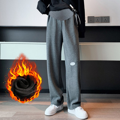 Ежедневен дамски широк панталон подходящ за бременни