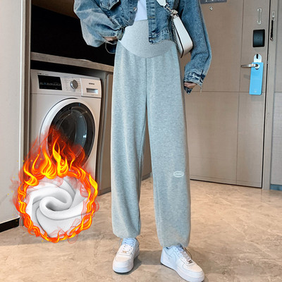 Ежедневен дамски широк панталон подходящ за бременни