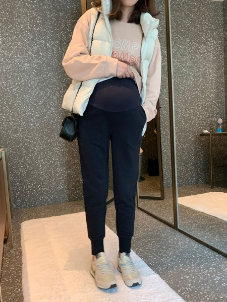 Taskutega naiste vabaajapüksid rasedatele