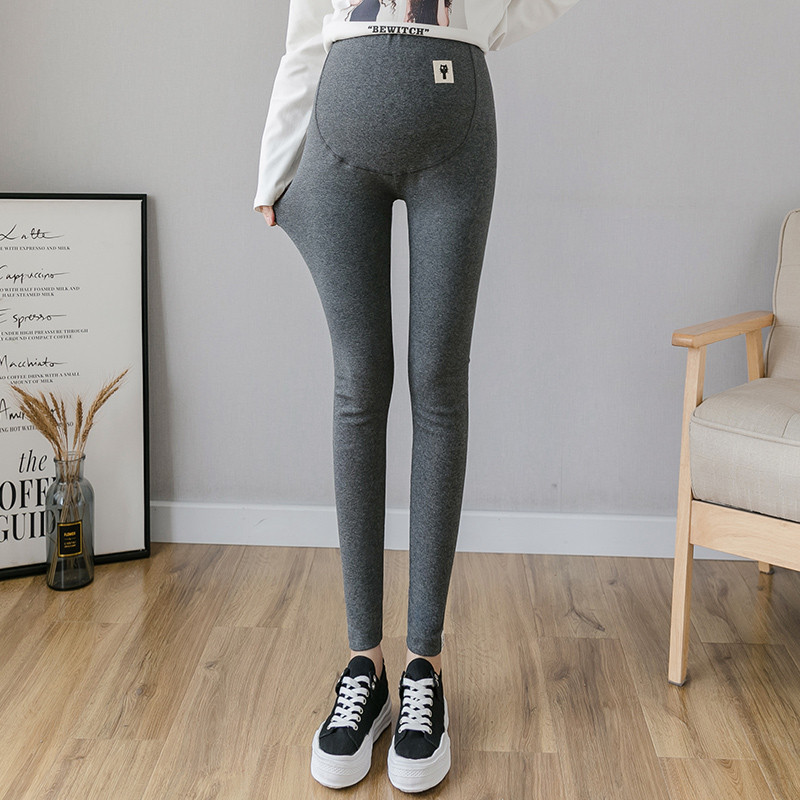 Moteriški kasdieniai antblauzdžiai su emblema, tinkami nėščiosioms