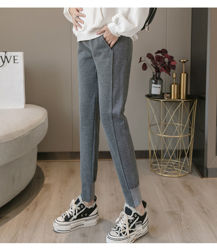 Sport és szabadidő nadrág zsebekkel terhes nők számára