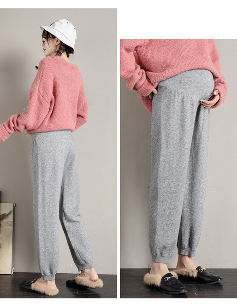 Mitmes värvitoonis laiad püksid rasedatele