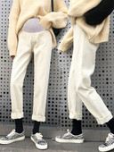 Μοντέρνο τζιν για έγκυες γυναίκες με ελαστική ζώνη