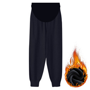 Casual φαρδύ παντελόνι με ή χωρίς ζεστή επένδυση για έγκυες γυναίκες