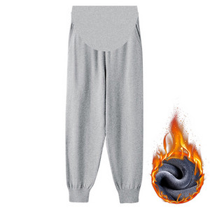 Casual φαρδύ παντελόνι με ή χωρίς ζεστή επένδυση για έγκυες γυναίκες