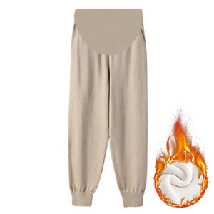 Casual φαρδύ παντελόνι με ή χωρίς ζεστή επένδυση για έγκυες γυναίκες